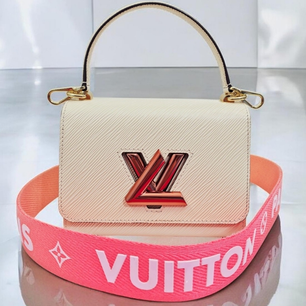 ✨️Like New - Authentic Louis Vuitton Twist PM Epi White/Pink Limited Edition - Picture 15 of 17